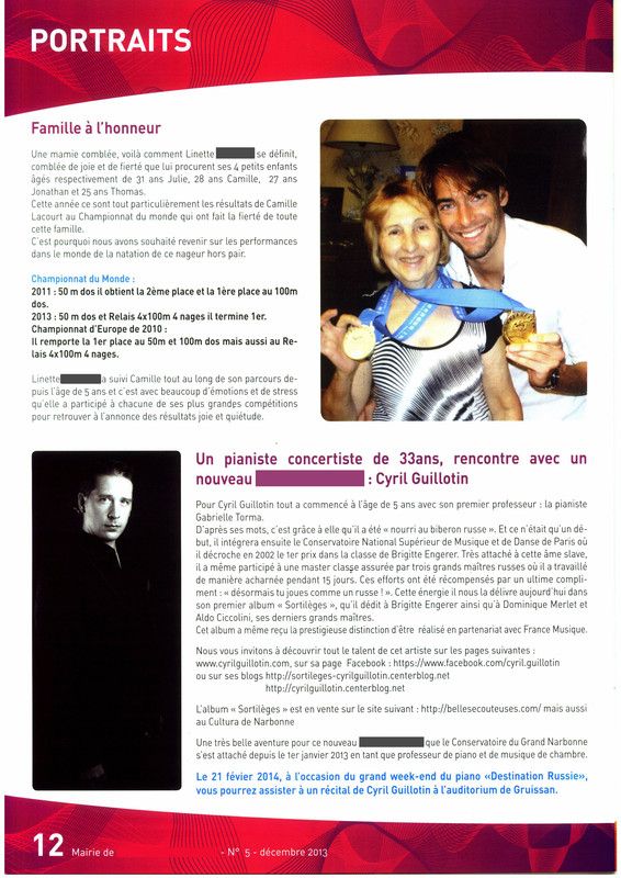 Nouvel article sur "Sortilèges" dans l'Aude